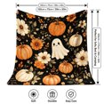 thumbnail image 3 of Halloween Throw Blanket Cute Ghost Pumpkin Double Sided Extra Thick & Soft for Sofa Couch Bed Travel Halloween Decorations by MPOISVA, 3 of 4