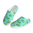 thumbnail image 2 of Kdxio Frogs And Aquatic Plants Women's Men's Slippers Plush Slip-On House Slipper for Winter Indoor Soft Cushion Non-slip Fluffy Slides Slippers-13, 2 of 7