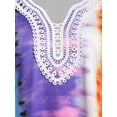 thumbnail image 3 of Túnica de túnica del panel de apliques de tinte de talla grande Rosegal Camisetas tallas grandes, 3 of 5