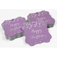 thumbnail image 4 of Inkdotpot Pack Of 50 Real Silver Foil Bracket Shape Paper Tags Happy Birthday Favor Hang Tags, 4 of 6