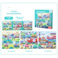 thumbnail image 1 of Magnetic Animal & Traffic Scene Flat Puzzle for Kids Ages 4-6: Educational Large Block Toy to Boost Cognitive & Problem-Solving Skills – Durable Paper Material, Perfect for Home & Classroom Learning, 1 of 6