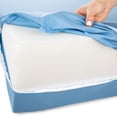 thumbnail image 3 of DMI Wedge Pillow to Support and Elevate Neck, Head and Back for Acid Reflux or Feet and Legs to Reduce Back Pain and Improve Circulation with Removable Cover, 10x24x24, Blue, 3 of 11