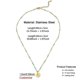 thumbnail image 1 of Bohemian Stainless Steel Diy Beads Chain Initial Letter Alphabet Pendant Necklace For Women Girls Name New Trendy Jewelry Gifts-E-Silver-Product code E Silver, 1 of 5