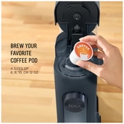 Ninja Pods & Grounds Hot & Iced Single-Serve Coffee Maker, K-Cup Pod Compatible, Rapid Cold Brew, PB045CY, Cyberspace