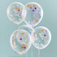 thumbnail image 4 of 5 globos de helio de látex de Confeti de colores 18.0 in Macarena, 4 of 8