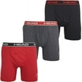 thumbnail image 5 of HEAD Mens Performance Underwear - 3-Pack Stretch Performance Boxer Briefs Breathable No Fly Up to Size 5X, 5 of 7