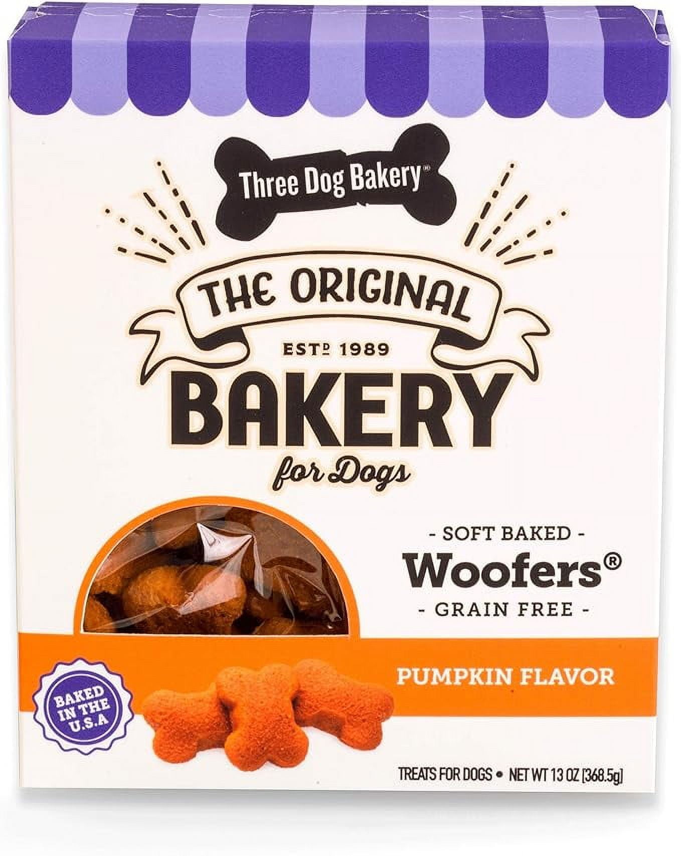 Three Dog Bakery Grain Free Pumpkin Wafers Soft Baked Dry Dog Treat 13 Oz Walmart