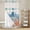 Green Blue, variant on Blue Coastal Octopus No Hook Shower Curtain with Snap in Liner, Waterproof Fabric Shower Curtains, Nautical Undersea Creatures Leaves Shower Curtain Set Top See Through for Bathroom 72"x78"