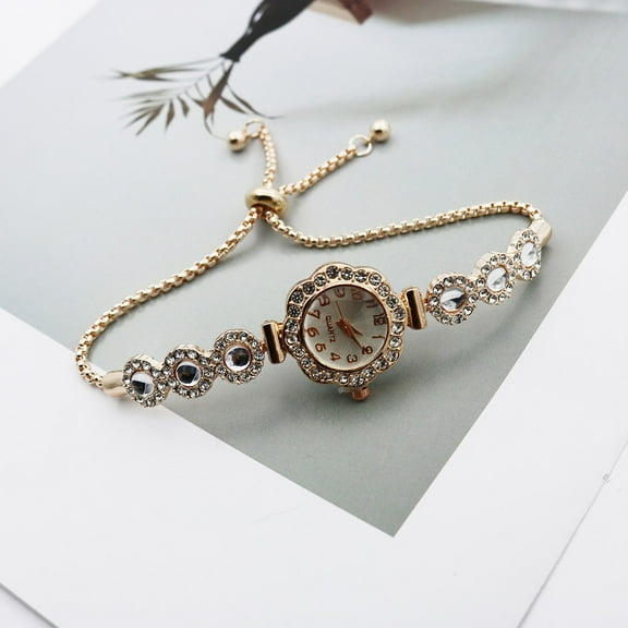 Drawstring Adjustable Fashion Quartz Watch Bracelet Watch