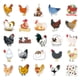 thumbnail image 4 of Paquete de pegatinas de anime con dibujos animados de pollo, 50 unidades, 4 of 4