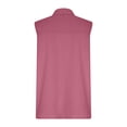 thumbnail image 4 of TrendOFT Womens Linen Vests Loose V Neck Sleeveless Pocket Button Casual Lightweight Summer Tops Pink L, 4 of 5