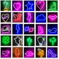 thumbnail image 2 of PillyBalla Planet Neon Signs LED Night Light Neon Lights USB Charging/Battery Operated Neon Wall Lights Neon Decorative Lights for Home Bedroom Bar/Christmas/Wedding/Birthday Party, 2 of 5