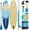 Blue Wood, variant on Inflatable Stand Up Paddle Board for Youth and Adults - Wide Sup with Accessories, Blow Up Paddleboard for Surfing, Fishing, Yoga &