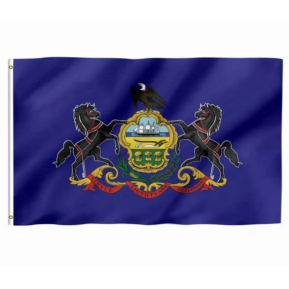 3X5 Pennsylvania Flag 3'X5' House Banner Grommets Super Polyester
