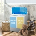 thumbnail image 6 of Giantex Portable Twin Tub Mini Washing Machine Washer 13.2lb&Spinner 8.8lb Blue, 6 of 10