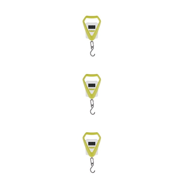 Eigraketly de peso electrónica 50g-20kg g/kg/lbs/oz Pantalla digital LCD de pesaje Buggage Handheld Steelyard Green Type1 NO1 Eigraketly CBP214367