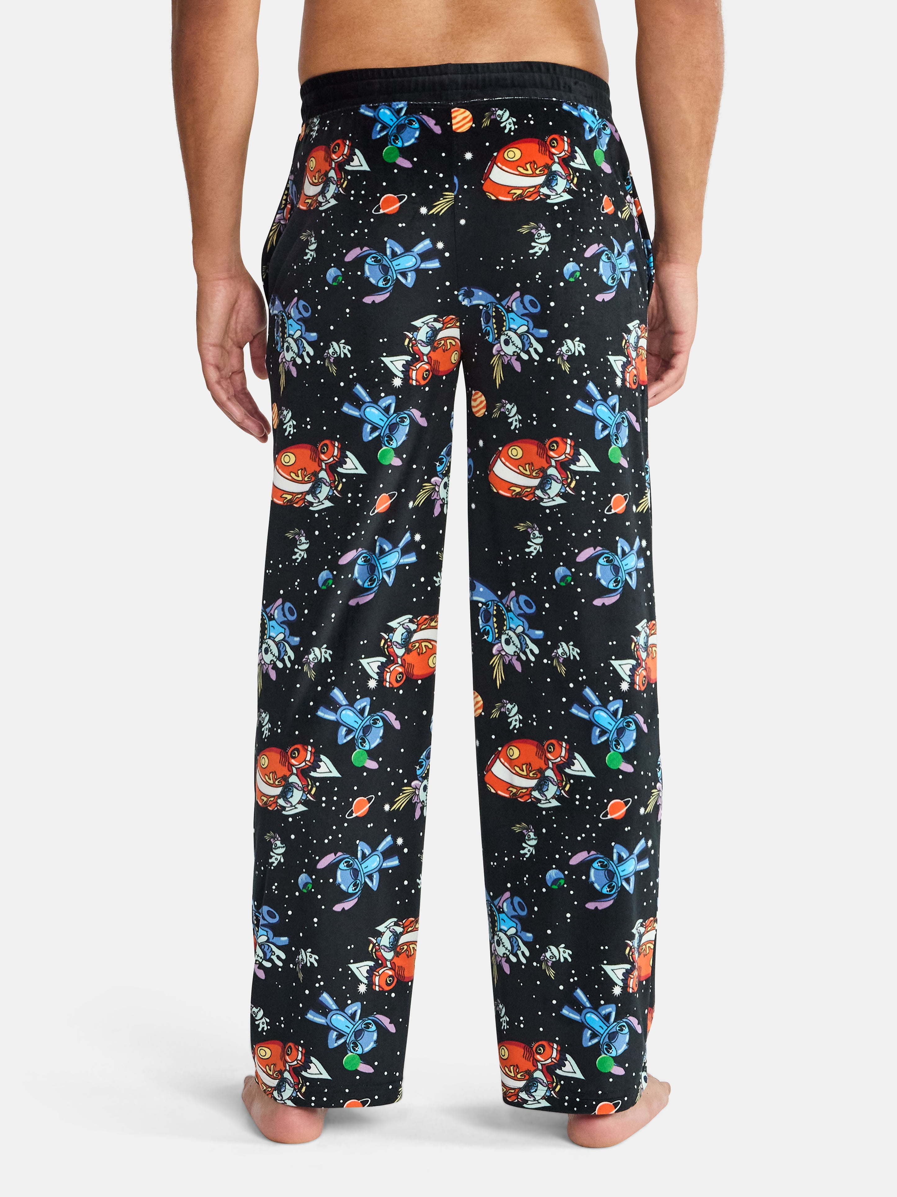 Lilo and Stitch Men's and Big Men's Split Leg Graphic Pants, Sizes S-2XL