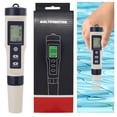 thumbnail image 1 of Portable 5-in-1 Water Quality Tester, Water Salinity Tester, Multifunctional Water TDS, EC, PH, SALT, TEMP Testing Tool, Digital Water PH Meter, Swimming Pools TDS Meter, 1 of 7