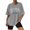 Grey, variant on TINZ Women Oversized Letter Print T Shirts Crewneck Graphic Short Sleeve Tees Short Sleeve Long Sleeve Tee Shirt Womens Workout Shirts