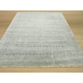 thumbnail image 3 of EORC Gray Handmade Wool Transitional Lori Baft Rug, 5' x 8', 3 of 3