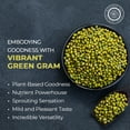 thumbnail image 5 of Pride Of India Whole Green Mung Beans (Moong), 1.5 lbs Jar, Plant Based Protein, 5 of 8