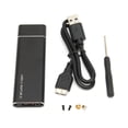 thumbnail image 3 of SSD Enclosure, USB3.0 Transmission Interface Hard Disk Case Hot Swap Plug Play 6Gbps Transmission Speed  For  For OS X Black, 3 of 8