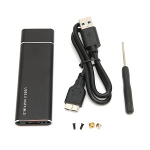 Pièce jointe du disque dur, 6Gbps Vitesse de transmission USB3.0 HDD Enveloppe simple mode ultraslim durable robuste robuste pour OS X Noir