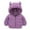 Purple, variant on LYHaoo Toddler Boys Girls Winter Coat Cartoon Cow Hooded Jacket Thicken Windproof Warm Outwear Sizes 18-24 Months Blue(Little Kid)