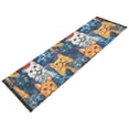 thumbnail image 2 of Vibrant Color Cute Cats Runner Area Rug 2x6 Soft Non-Slip Washable Bedside Carpet for Hallway Bedroom Living Room Home Decor, 2 of 8