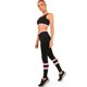 thumbnail image 3 of Conjunto de sujetador deportivo para mujer, pantalones de yoga, gimnasio, polainas, para entrenamiento físico (rosa L), 3 of 10