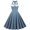 Multicolor, variant on DailyTrove Women's Polka Dot Swing Dress-Halter Neck-Fit & Flare-Cotton-for Retro Party/Summer Outing-Timeless Design