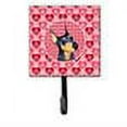 thumbnail image 2 of Doberman Hearts Love and Valentines Day Portrait Leash or Key Holder, 2 of 2