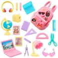 thumbnail image 1 of Accesorios De Casa De Muñecas En Miniatura Kawaii Para Barbie 18 Artículos M, 1 of 5