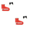 thumbnail image 1 of Thinsony Verrou de Frein à Disque Vélo Moto Verrous de Force Outils Rouge 2Set, 1 of 6