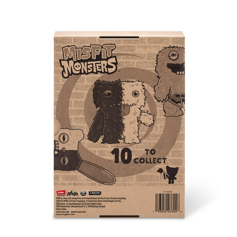 Fuggler Misfit Monsters 9 inch (Wide Eyed Boogah - Black & White