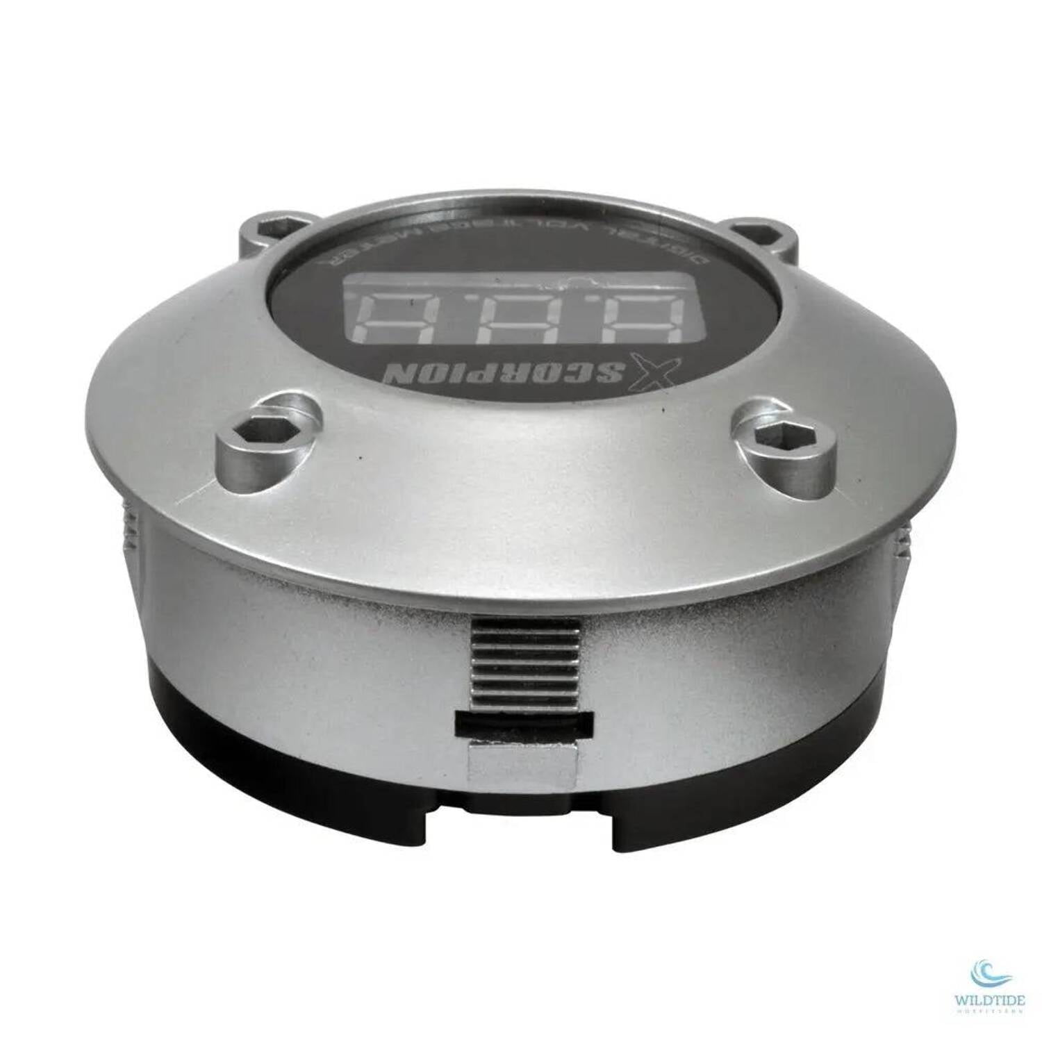 Xscorpion Voltmeter Digital 3 Digit Led Display Silver
