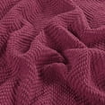 thumbnail image 4 of Home Soft Things Reversible Tweed Throw Blanket, Super Soft & Cozy - Crushed Berry, 60x80", 4 of 7