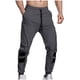 thumbnail image 4 of Pantalones largos de moda para hombre, casuales, de color sólido, con cintura elástica y bolsillos, con pernera ajustada, pantalones largos de poliéster y algodón para hombre., 4 of 7