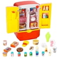 thumbnail image 1 of Kids Fridge Toy Set Light Sound Kitchen Fridge Toy Pretend Play Appliance, 1 of 10