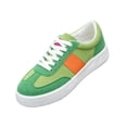 thumbnail image 3 of Womens Retro Low Top Platform Casual Shoes Bright Pink Faux Suede Non Slip Thick White Sole Comfort for Walking Shopping Daily Wear Ladies Sneakers 42, 3 of 7