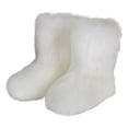 thumbnail image 2 of Botas Nieve Piel Sintética Mujer Punta Redonda Cálido Cómodo Zapatos Planos Al Aire Libre, 2 of 8