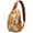 Colorful, variant on Strawberry Lover’s Lightweight Travel Sling Backpack with Cute Red Berry Pattern, Multi-Functional Shoulder Backpack for Cycling, Hiking, and Daily Commute