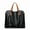 black, variant on New Genuine Leather Womens Bag Fashion Color Contrast First Layer Cowhide Casual Tote Ladies One Shoulder Cross Body Handbag