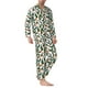 thumbnail image 2 of Balery Cactuses Pijama para Hombre de Dos Piezas con Manga Larga, Conjunto de Dormir y Descanso Suave con Bolsillos-Medium, 2 of 7