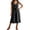 Black-3, variant on Casual Summer Dress Sleeveless Asymmetric Style With Heart Print Flowy Comfortable Dress