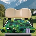 thumbnail image 2 of Bulopur Palm Tree Club Car Golf Cart Seat Covers Soft Golf Cart Seat Towel Blanket with 4 Front Pockets& Nonskid Bottom Fits for EZGO, Yamaha, Club Car, 2 of 8