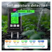 High Accurancy Soil PH Meter 6 in 1 Soil Moisture PH Temperature Sunlight Fertility Tester For Garden Planting Soil Detector