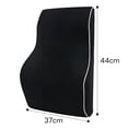 thumbnail image 3 of INSMART Ergonomic Lumbar Support Pillow with Adjustable Memory Foam - Breathable 3D Mesh Back Cushion for Office Chair, Car Seat & Home Use, Machine-Washable Cover, Pain Relief & Posture Support, 3 of 8