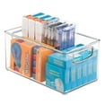 thumbnail image 3 of iDesign Plastic Fridge and Freezer Organizer Bin with Integrated Handles – 10" x 5" x 6", Clear, 3 of 5