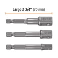 thumbnail image 2 of Juego de 3 adaptadores Truper Para dados de 1/4 3/8 y 1/2 Uso industrial, 2 of 3